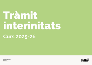 Tràmit interinitats 2025 26