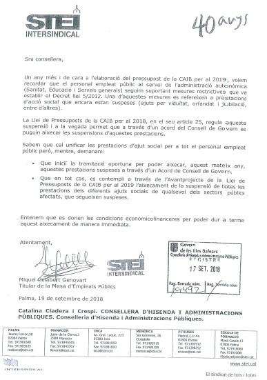 carta consellera